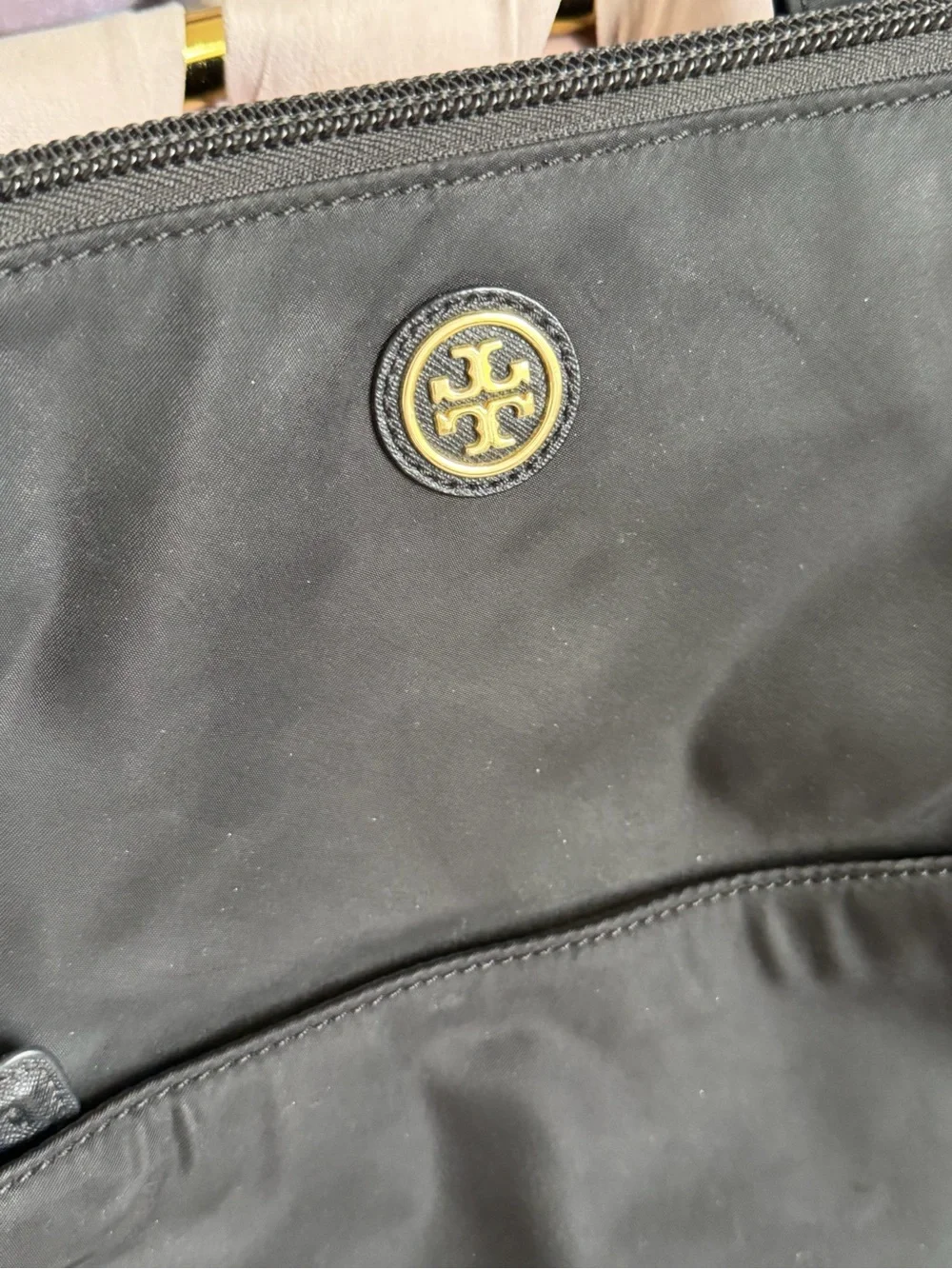 Tory Burch Black Nylon Baby Bag Tote 🖤